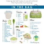 Diaper bag checklist