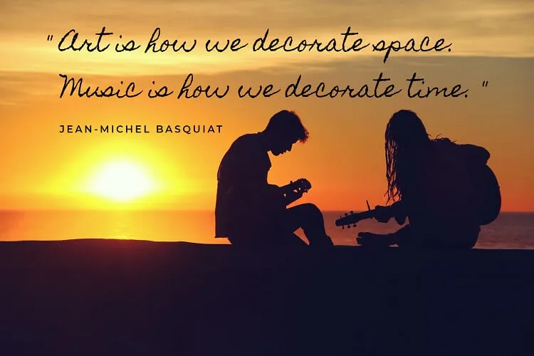 Music Decorates Time Quote