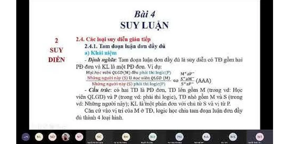 Bài tập logic chương suy luận