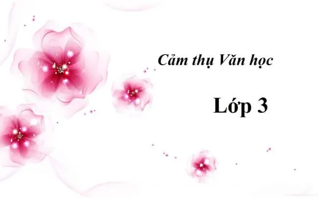 cảm thụ văn học lớp 3