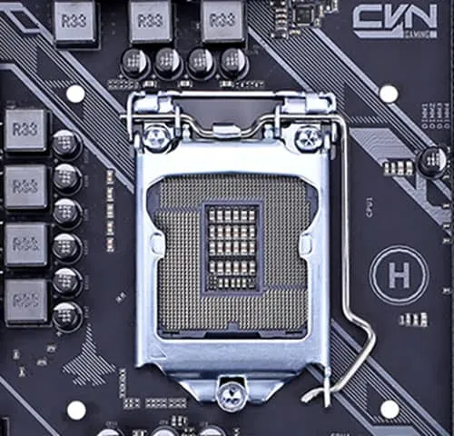 HÌnh ảnh socket Intel trên bo mạch chủ