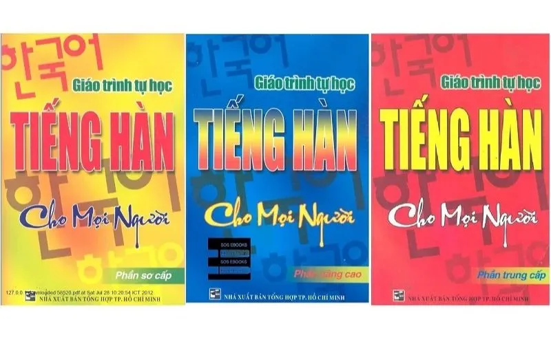 giá trình tự học tiếng hàn