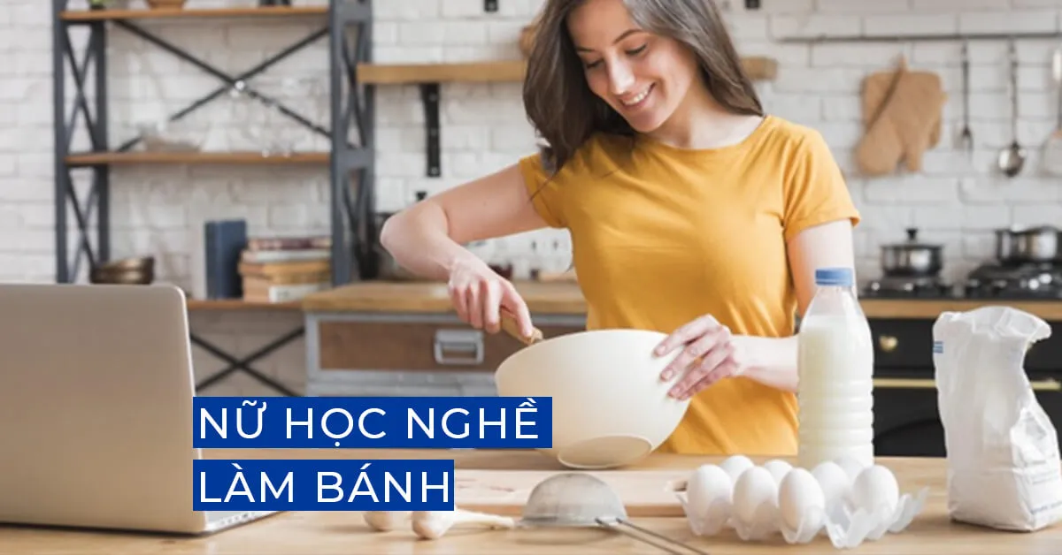 Nữ học Nghề làm bánh