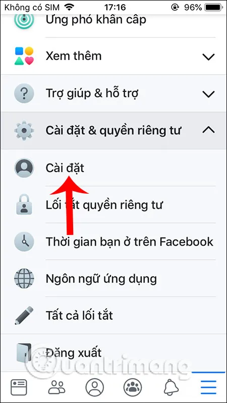 Cách bật, tắt thông báo Facebook chung trên điện thoại - Ảnh minh hoạ 2