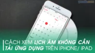 Cách xem lịch âm trên iPhone