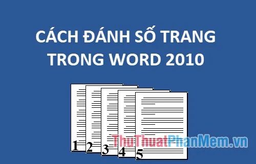 cach danh so trang trong word 2010