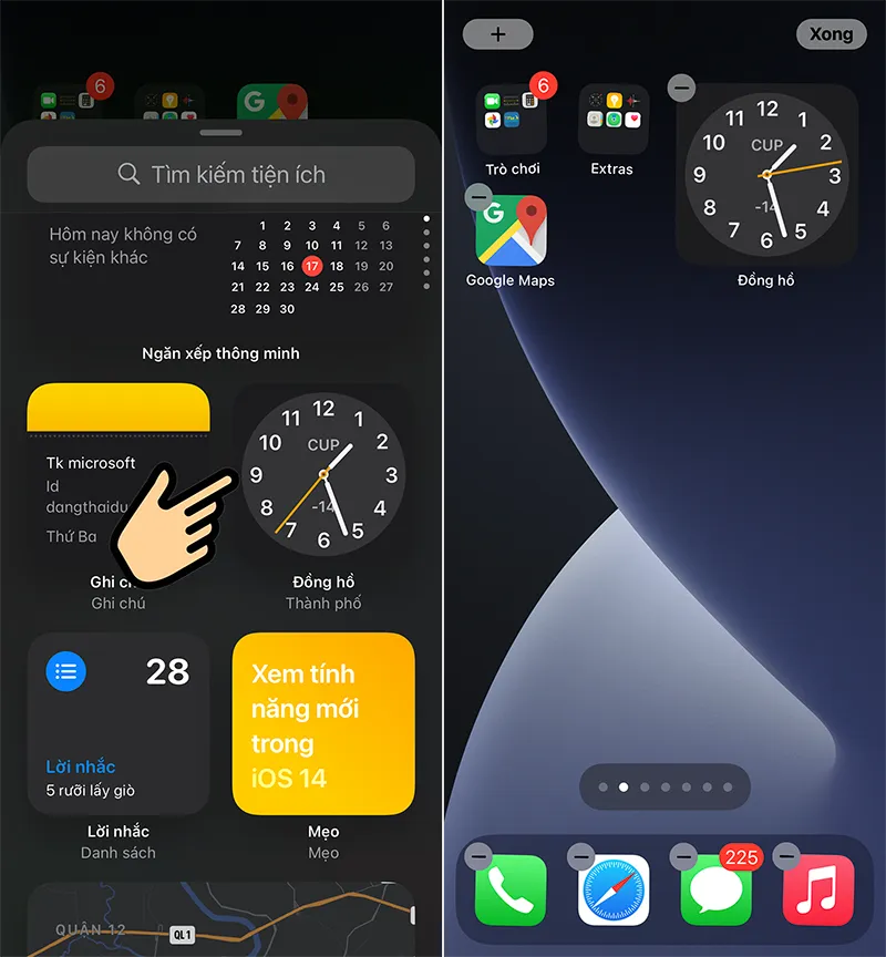 Cách thêm widget vào màn hình chính trên iOS 14 mới đơn giản