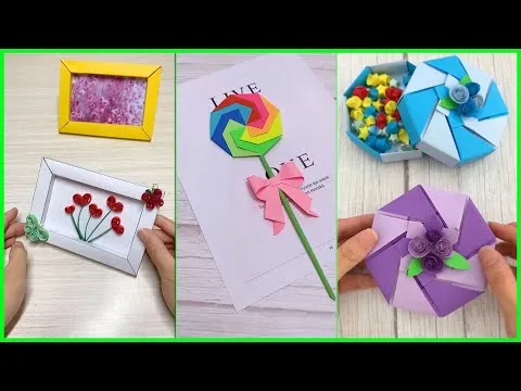 gấp đồ tặng crush- gấp đồ chơi bằng giấy siêu đẹp- origami art #98 | Foci