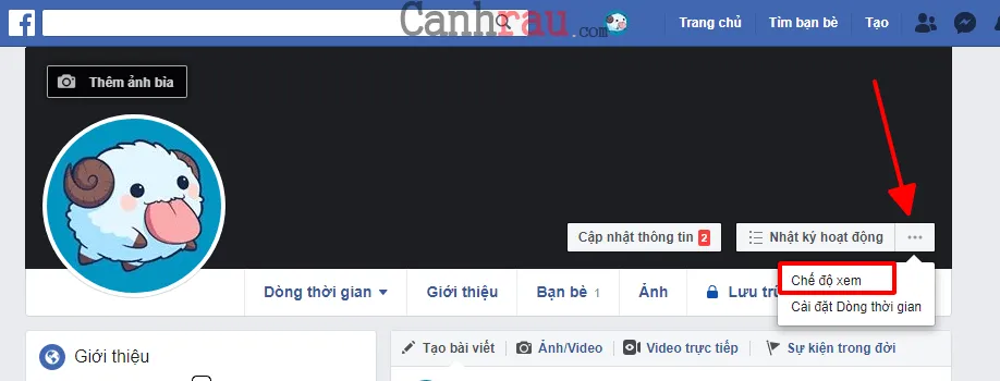 bật chế độ theo dõi công khai facebook hình 5