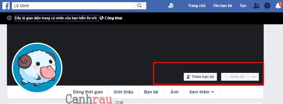 bật chế độ theo dõi công khai facebook hình 6