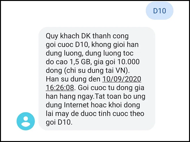 đăng ký gói dịch vụ Mobile Internet của nhà mạng MobiFone.