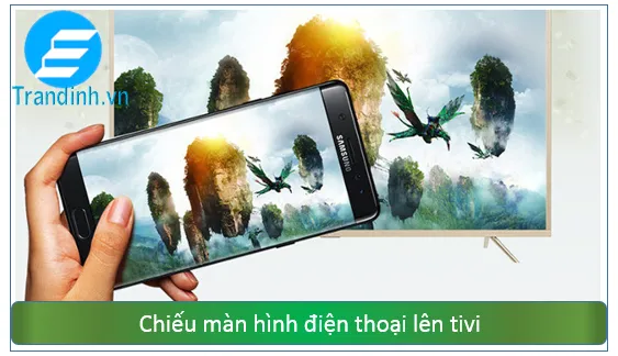 Chiếu màn hình điện thoại lên tivi qua Miracast (cho Android hoặc Windows Phone)