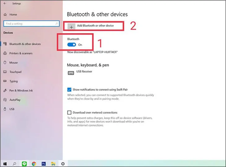 kết nối loa bluetooth với laptop Win 10