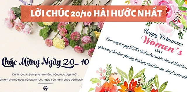 [Tổng hợp] 35+ Lời chúc 20 tháng 10 hài hước, bá đạo hay nhất