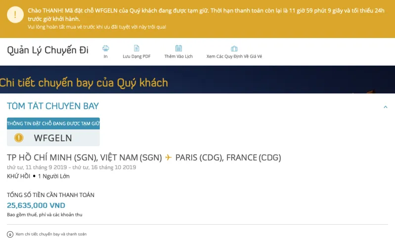 Làm Sao Đặt Vé Máy Bay Để Xin Visa? 7