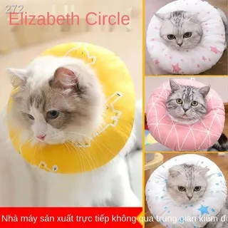 【giá cực rẻ】Elizabeth circle cat kitty cung cấp vật dụng chống cắn và liếm xấu hổ Vòng cổ Erie khăn mềm choàng đầu cho