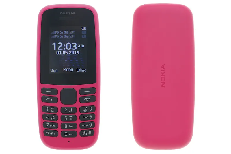 Điện thoại cơ bản nghe gọi Nokia 105 2019 | Tổng thiết kế máy