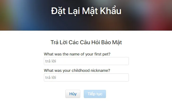 Cách lấy lại mật khẩu ID Apple khi bị mất