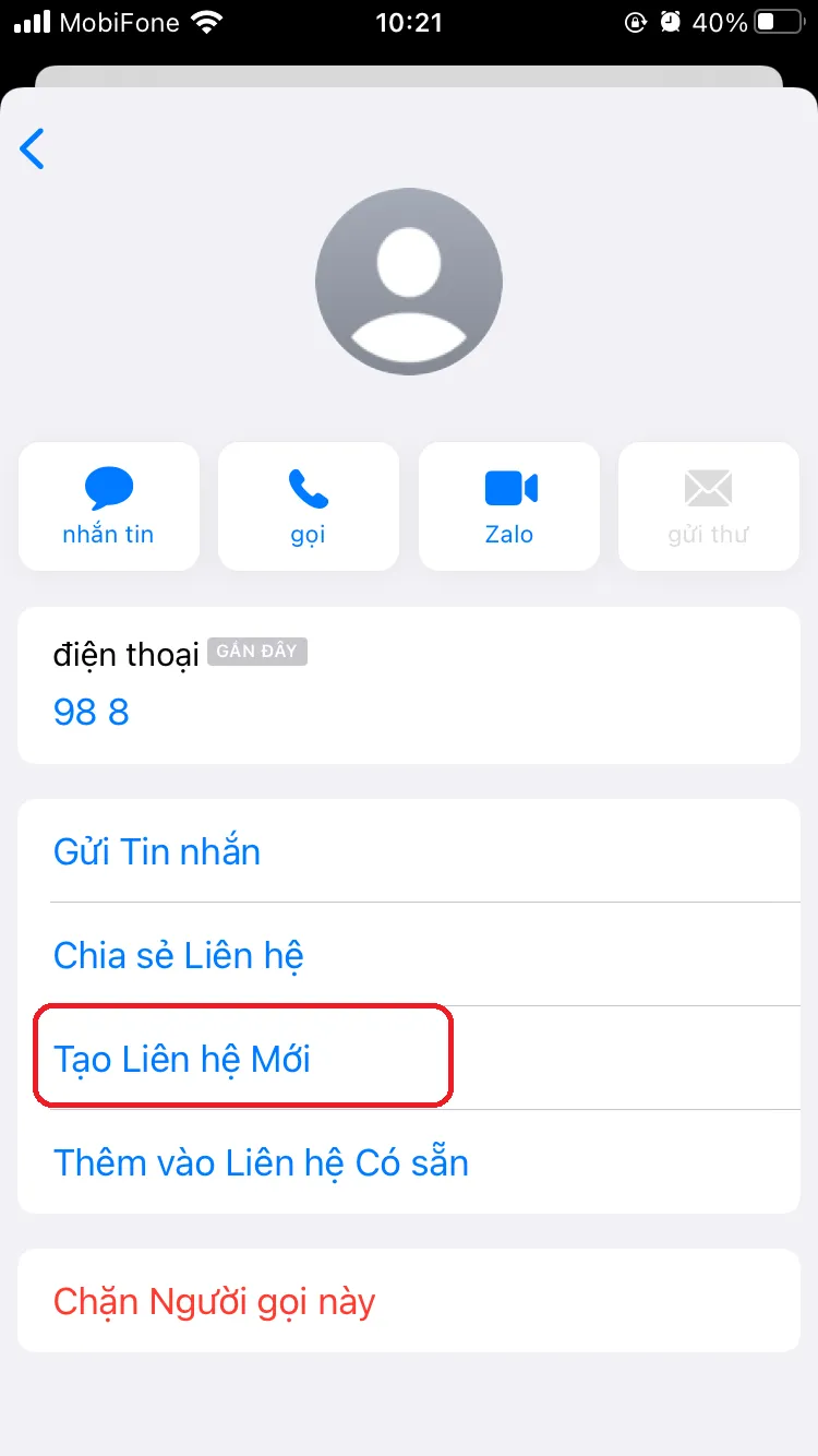 Cách lưu số điện thoại trên iPhone của bạn với 3 cách khác nhau 11