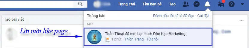 cách mời người lạ thích page