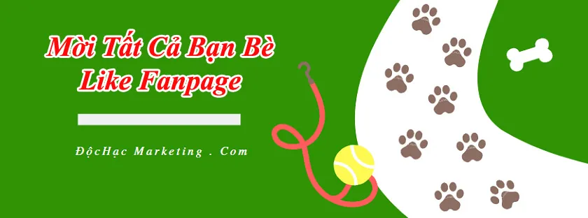 cách mời tất cả bạn bè like fanpage