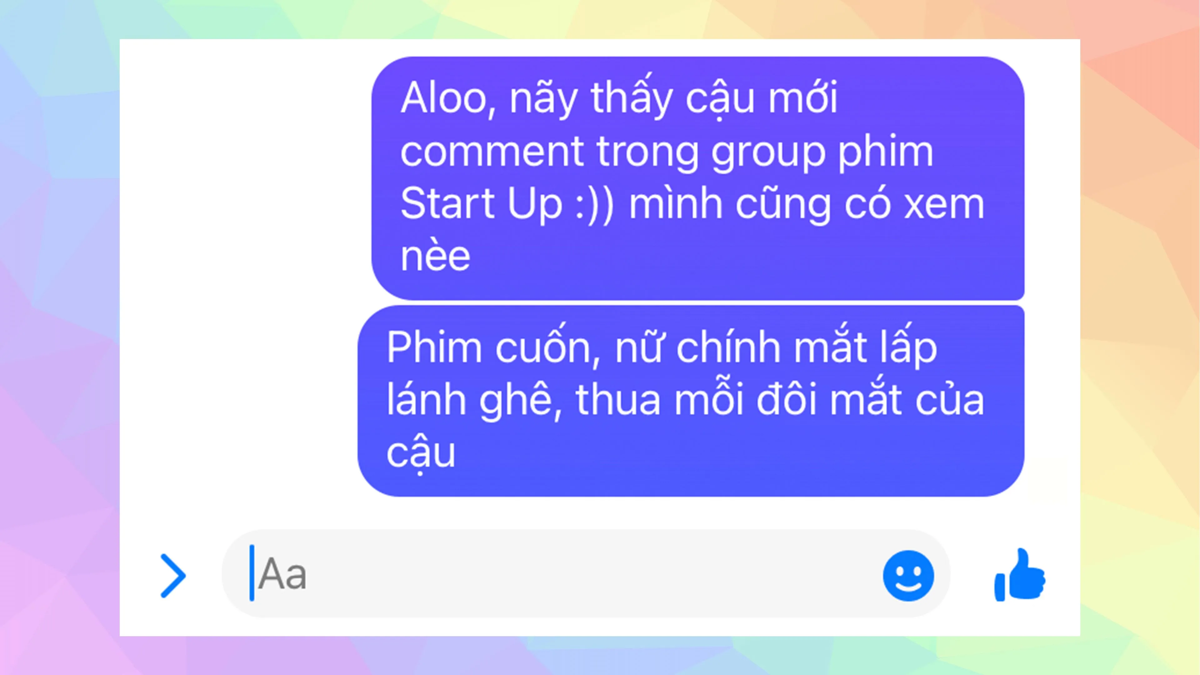 Bắt chuyện từ những bộ phim, hoặc những chủ đề mà cả hai có điểm chung để cả hai thân thiết hơn