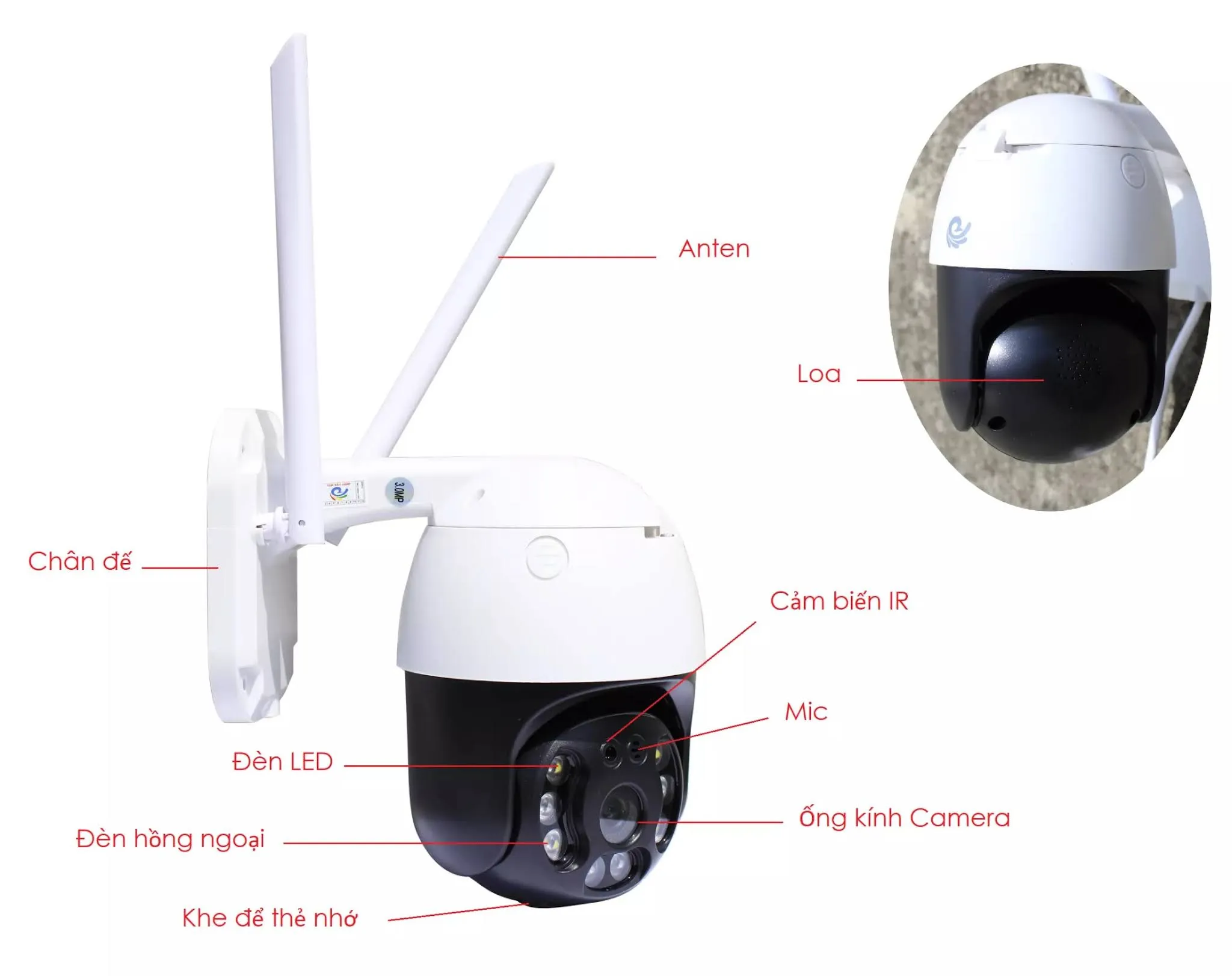 Camera WiFi CareCam W9