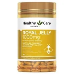 Viên uống sữa ong chúa Healthy Care Royal Jelly 1000mg 365 viên của Úc