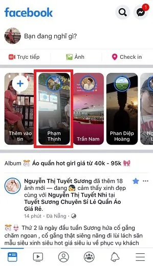 an story cua nguoi khac tren facebook
