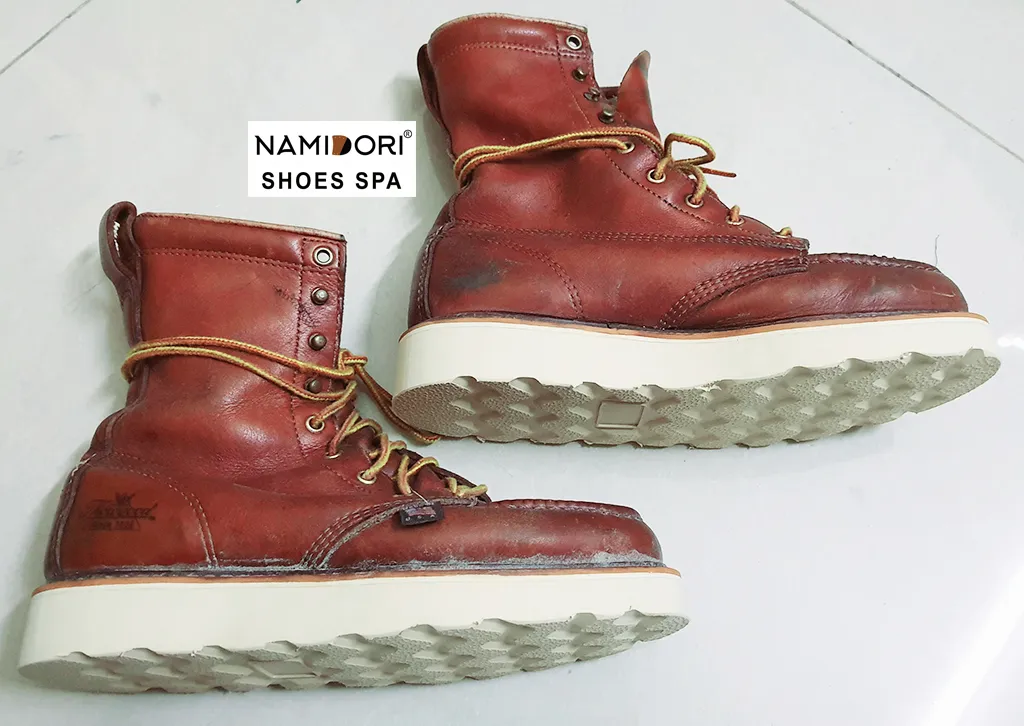 Thay đế giày timberland tại Namidori Shoes Spa