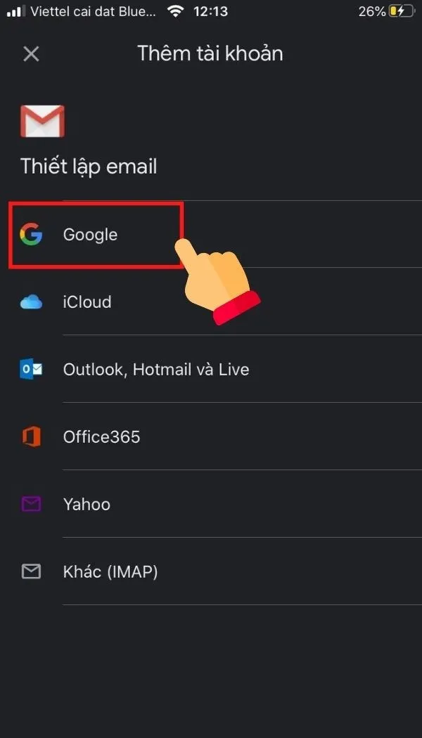 Cách thêm tài khoản gmail, đăng nhập nhiều tài khoản Gmail trên iPhone, Android