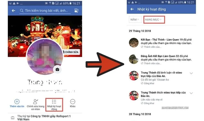 Khôi phục bài viết ẩn trên Facebook bằng điện thoại