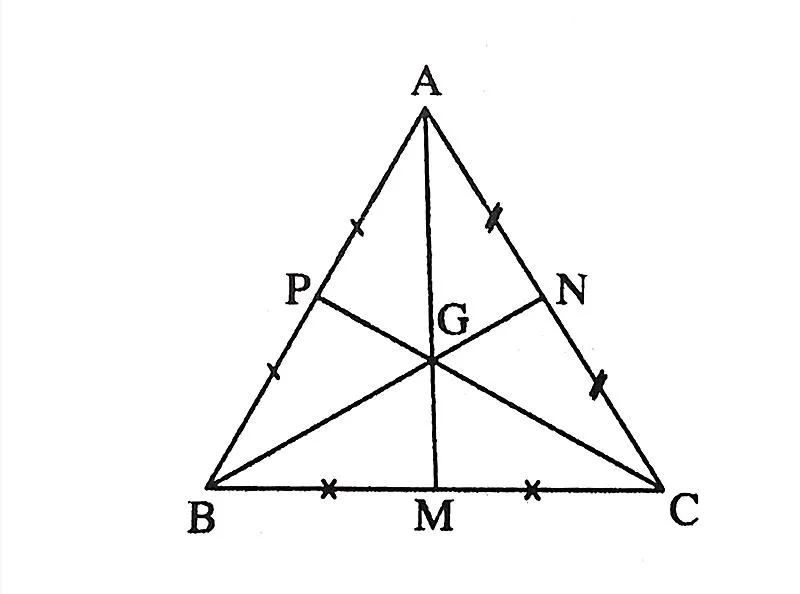 Cách vẽ giao điểm của tam giác