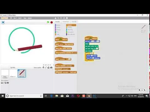 Vẽ hình tròn - Lập trình Scratch