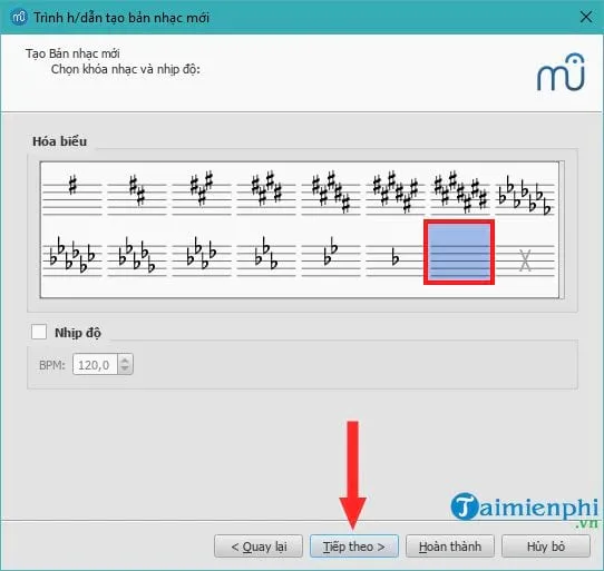cach dung musescore tao ban nhac moi 6