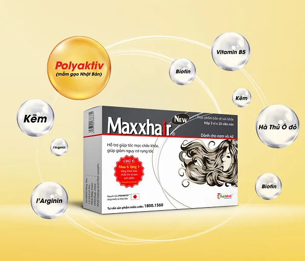 Rụng tóc, hói đầu  Tại sao nên chọn Maxxhair? 1