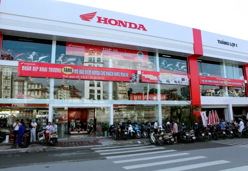 Cửa hàng Honda tại Hà Nội -Honda Thắng Lợi