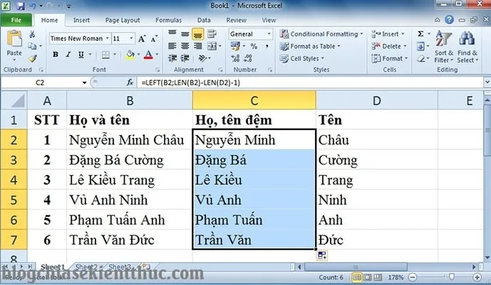 tao-danh-sach-ten-ho-thu-tu-theo-abc-tren-excel (8)