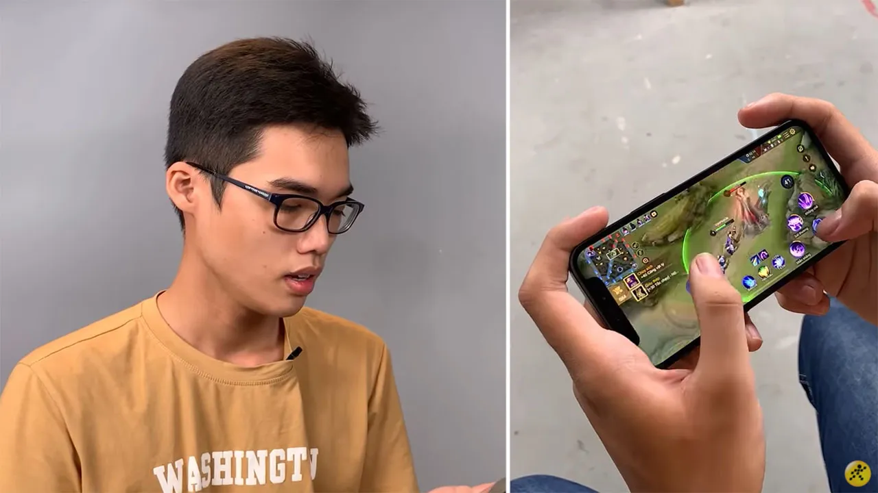 Cảm giác chơi game rất sướng nhờ hiệu năng mượt mà của iPhone 12 mini