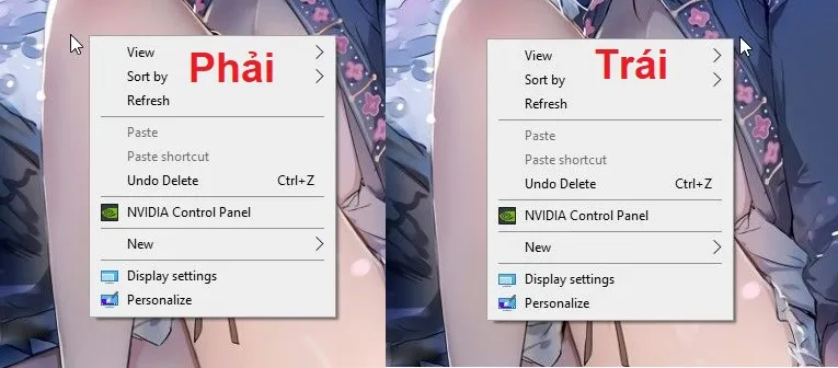Hướng dẫn sửa lỗi menu chuột phải nhưng lại xuất hiện bên trái trên Windows 10