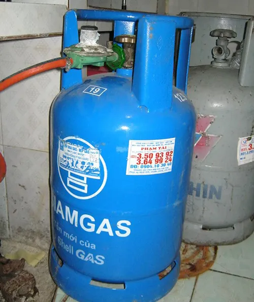 1 bình gas nặng bao nhiêu kg?