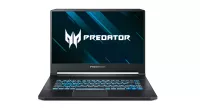 Acer Predator Triton 500 gaming laptop facing forwards with screen open on white background