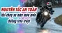 Nguyên tắc an toàn khi chạy xe máy mùa mưa đường trơn trượt