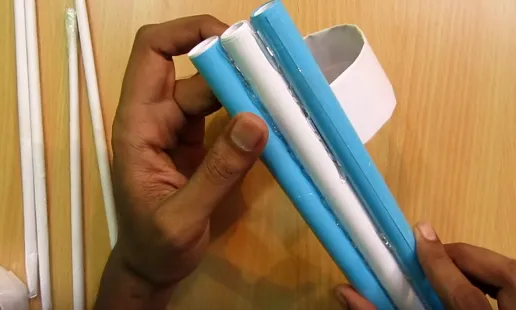 Cách làm súng giấy gắn ống tay giống người ngoài hành tinh - Hình 7
