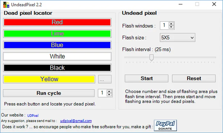 Phần mềm Dead Pixel Locator cách test laptop mới vô cùng chuẩn