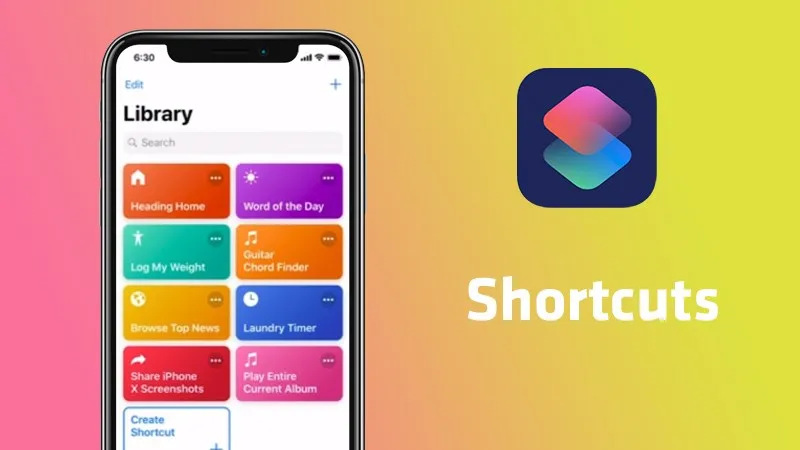 Shortcuts: Ứng dụng tạo widget phong cách riêng