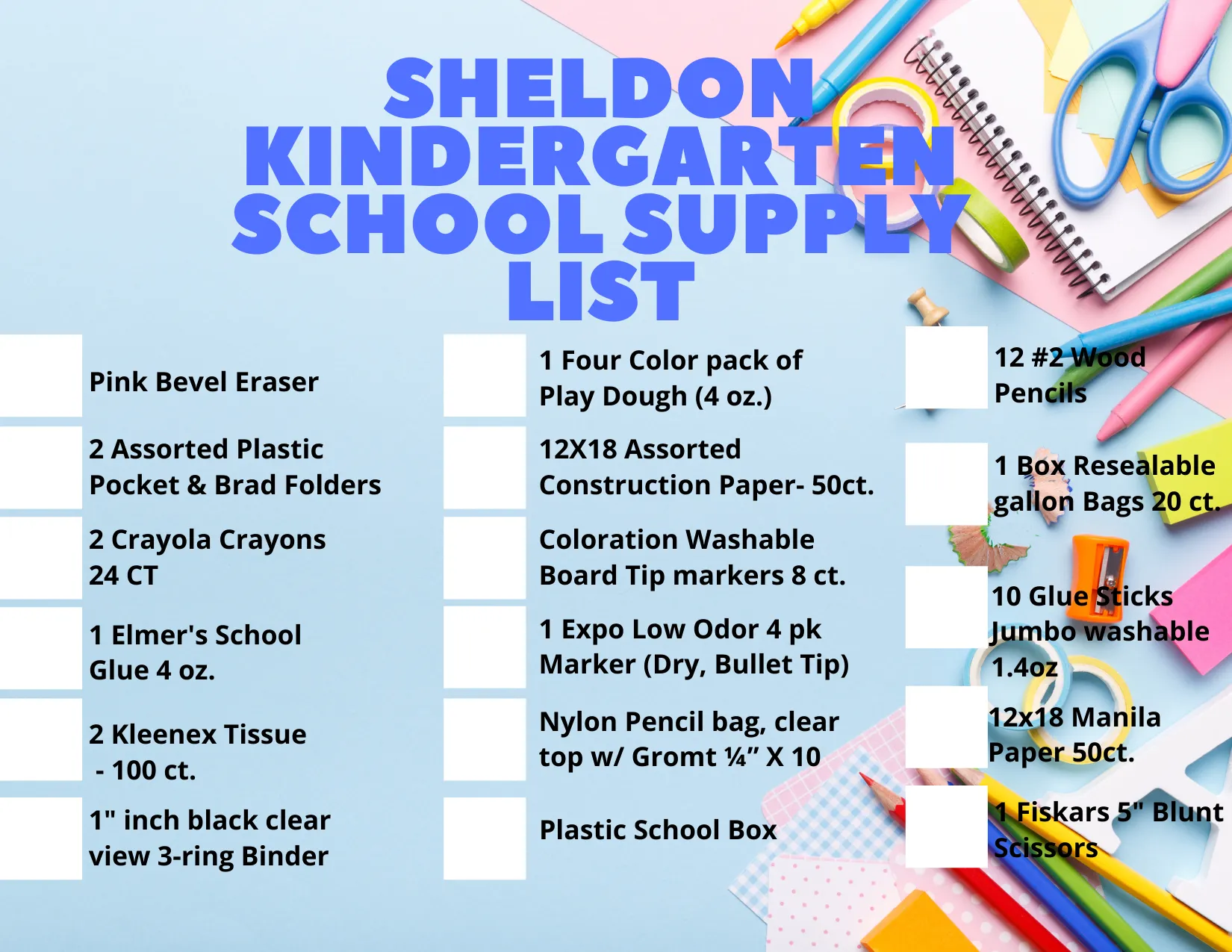 Lcisd School Supply List 2021-2022