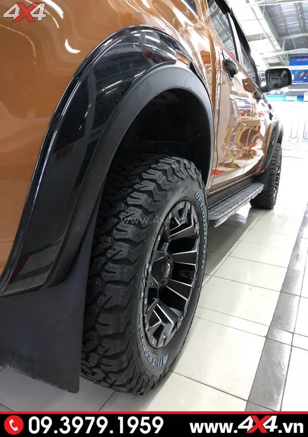 Lốp xe bán tải: Xe Ford Ranger Biturbo 2018 lên lốp BF goodrich AT đẹp và đẳng cấp