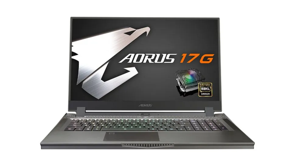 Gigabyte Aorus 17G (năm 2021) laptop gaming tốt nhất 2021