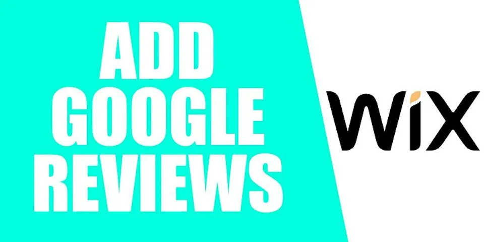 Add Google reviews to Wix website free